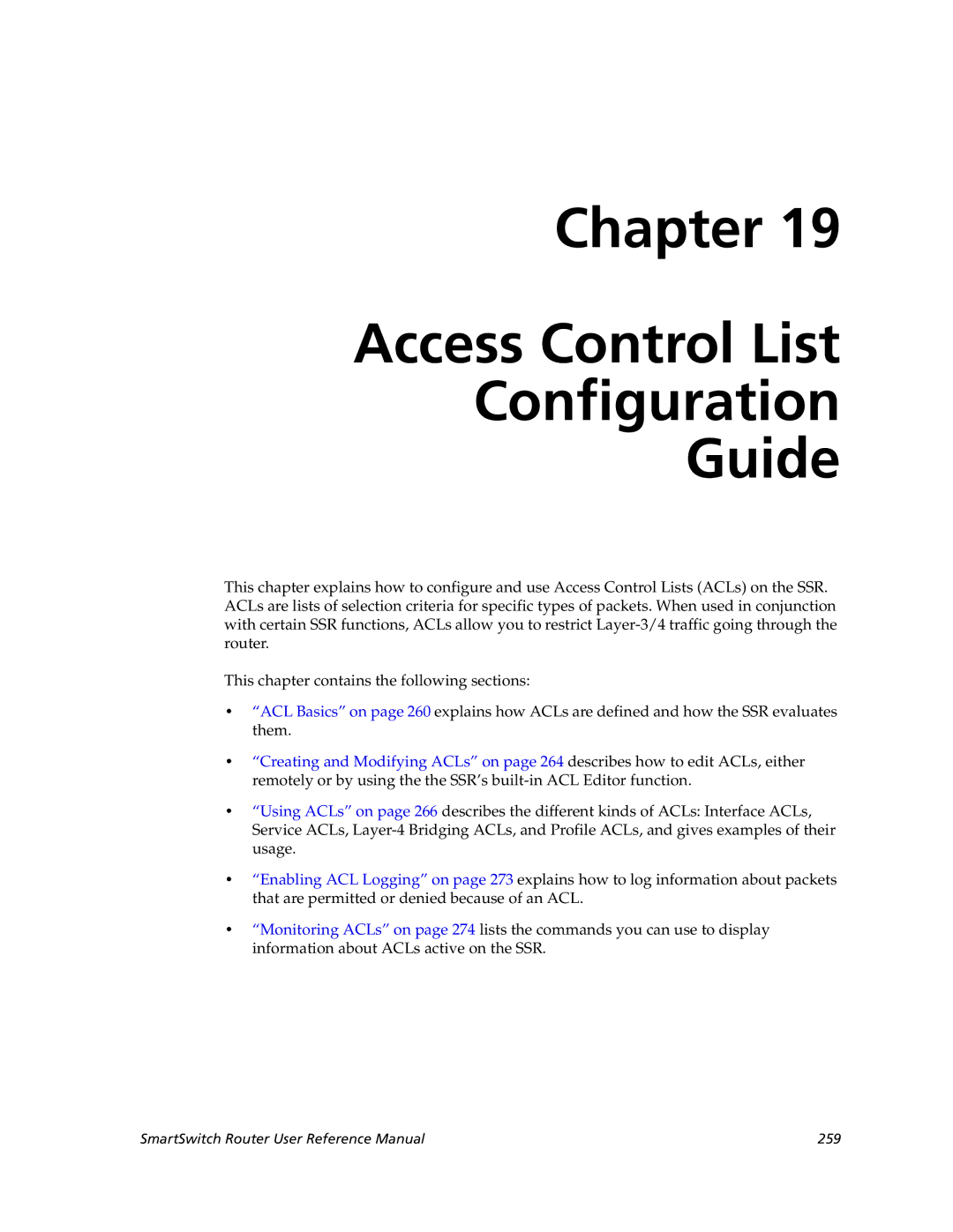 Cabletron Systems 9032578-05 manual Chapter Access Control List Configuration Guide 