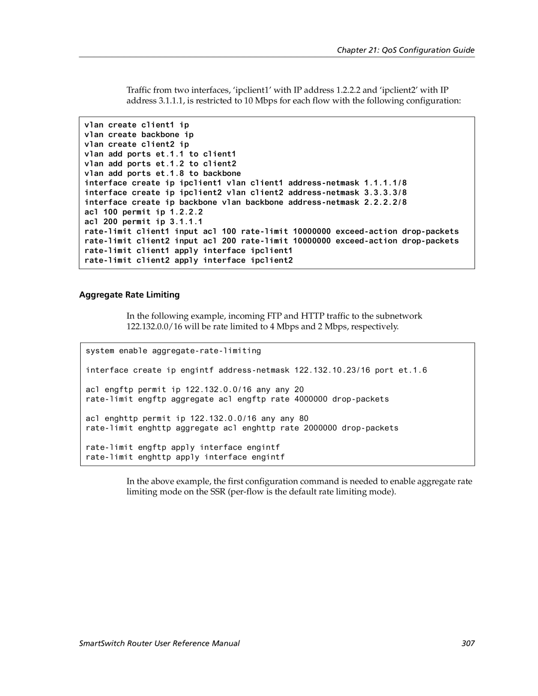 Cabletron Systems 9032578-05 manual Aggregate Rate Limiting 