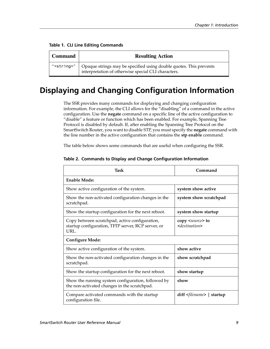 Cabletron Systems 9032578-05 manual Displaying and Changing Configuration Information 