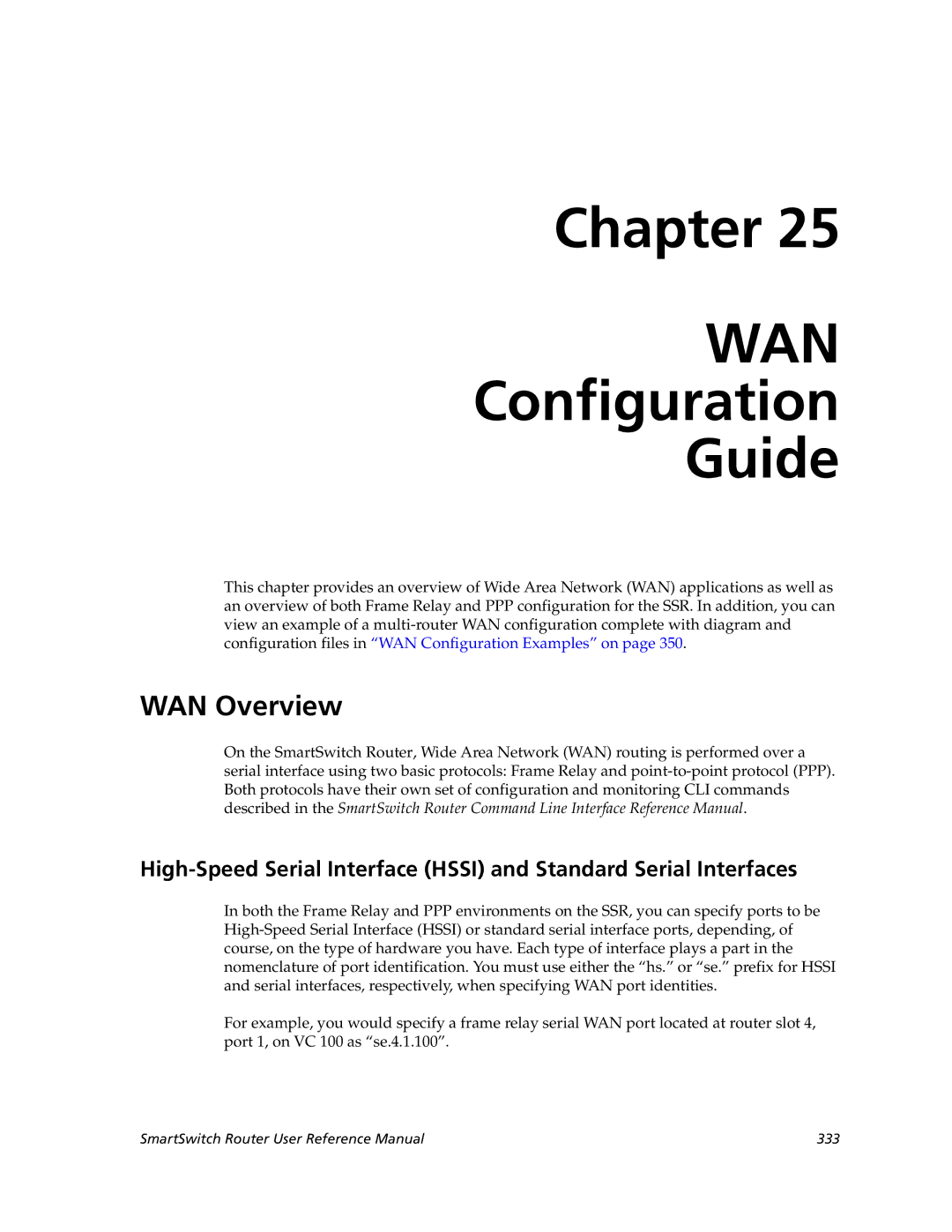 Cabletron Systems 9032578-05 manual Wan, WAN Overview 