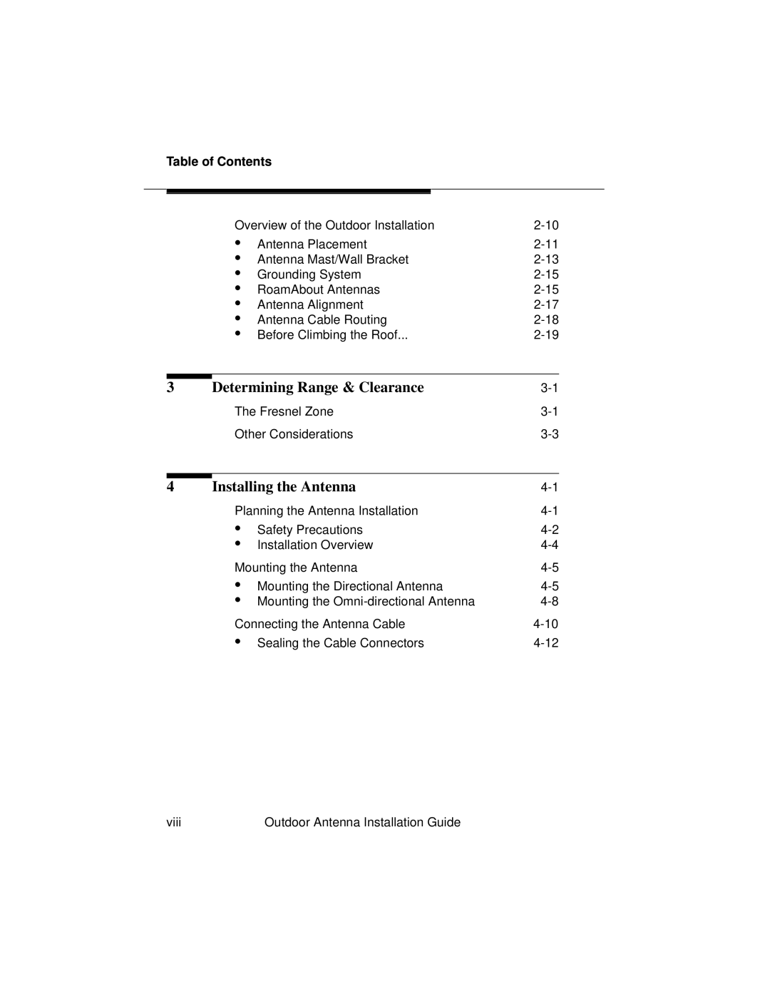 Cabletron Systems 9033073 manual Determining Range & Clearance 