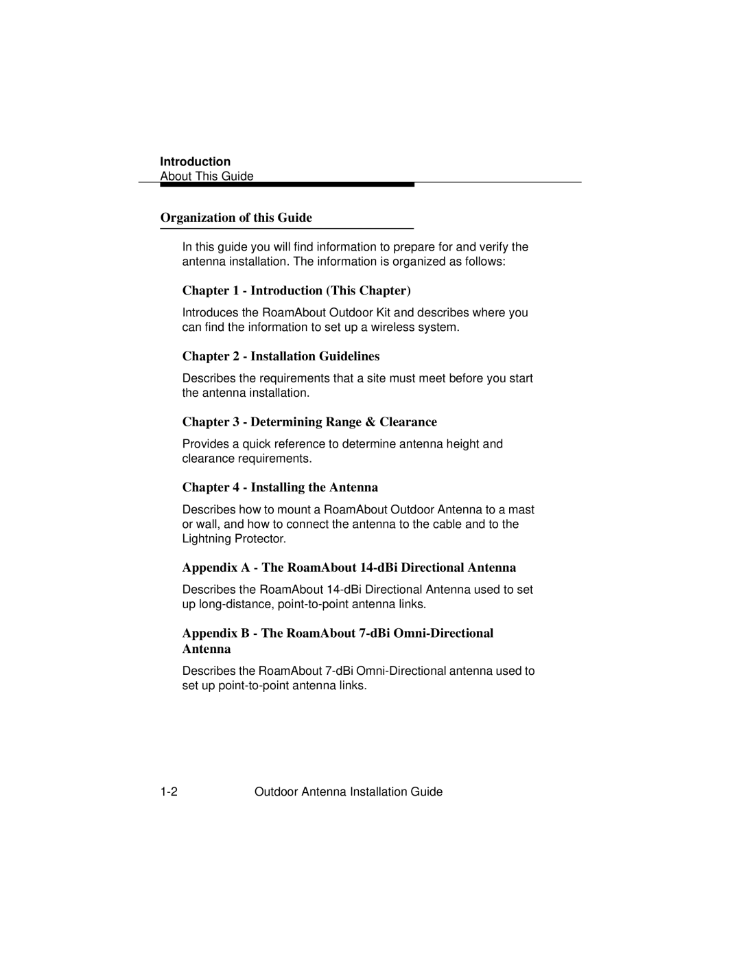 Cabletron Systems 9033073 manual Organization of this Guide, Introduction This Chapter, Installation Guidelines 