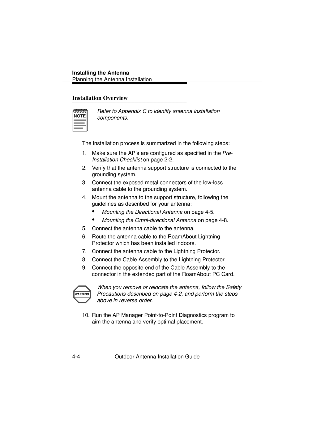 Cabletron Systems 9033073 manual Installation Overview 