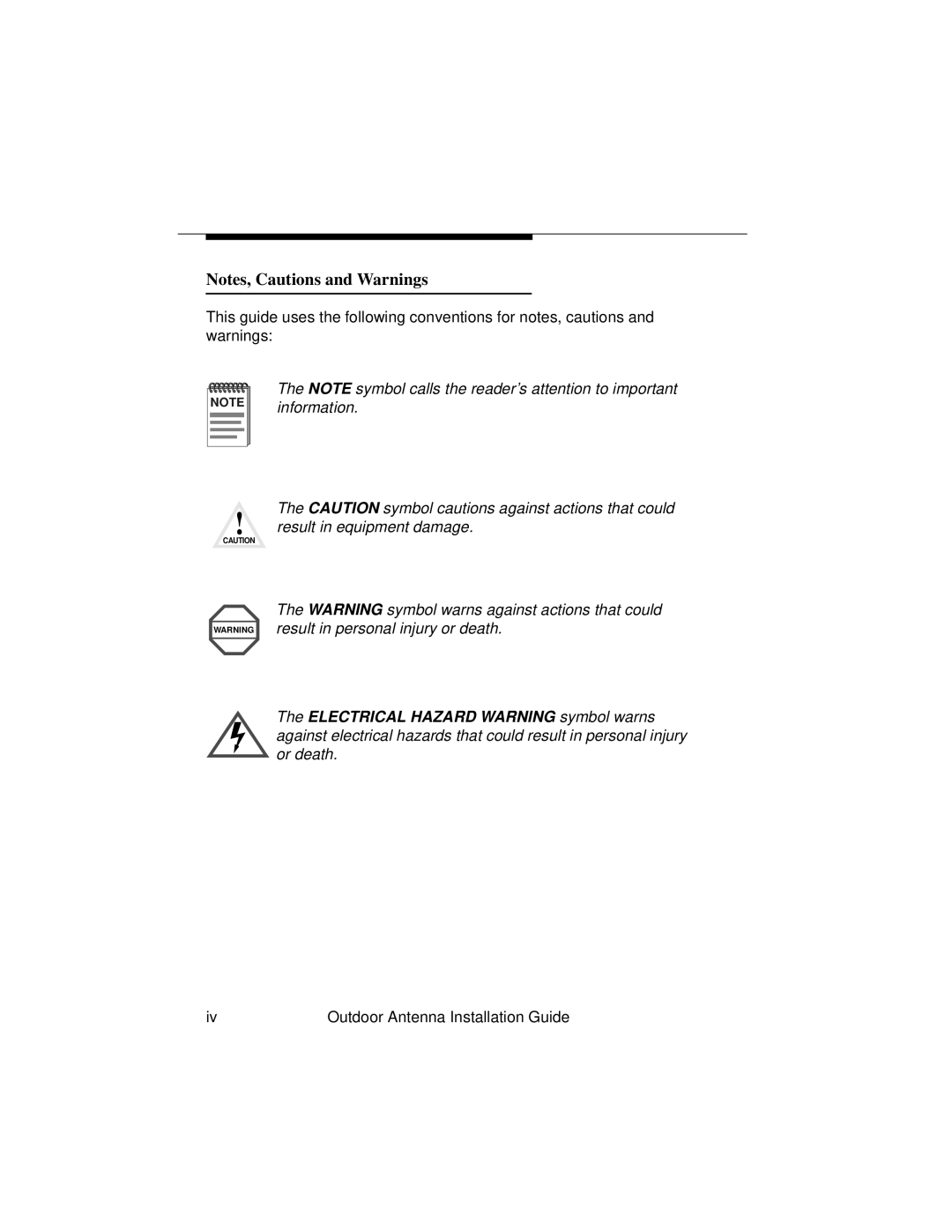 Cabletron Systems 9033073 manual Outdoor Antenna Installation Guide 