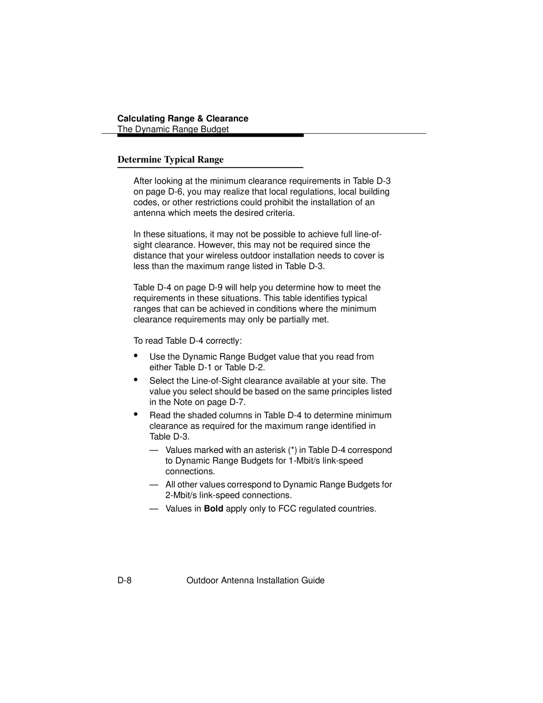 Cabletron Systems 9033073 manual Determine Typical Range 