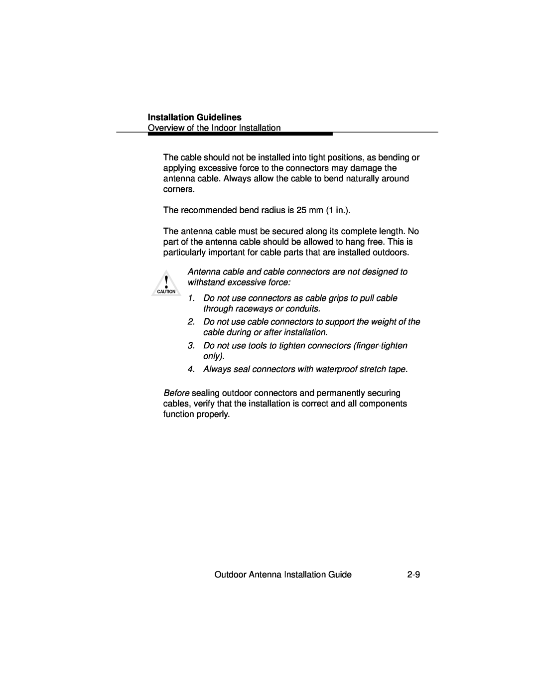 Cabletron Systems 9033073 manual Installation Guidelines, Overview of the Indoor Installation 