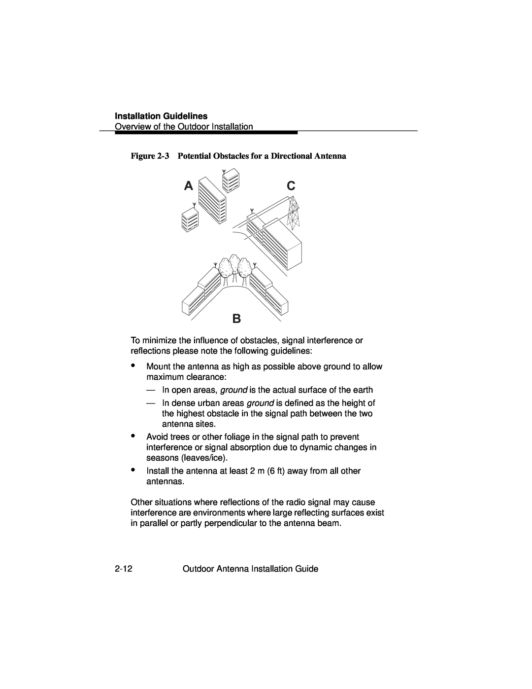 Cabletron Systems 9033073 manual Installation Guidelines, Overview of the Outdoor Installation 