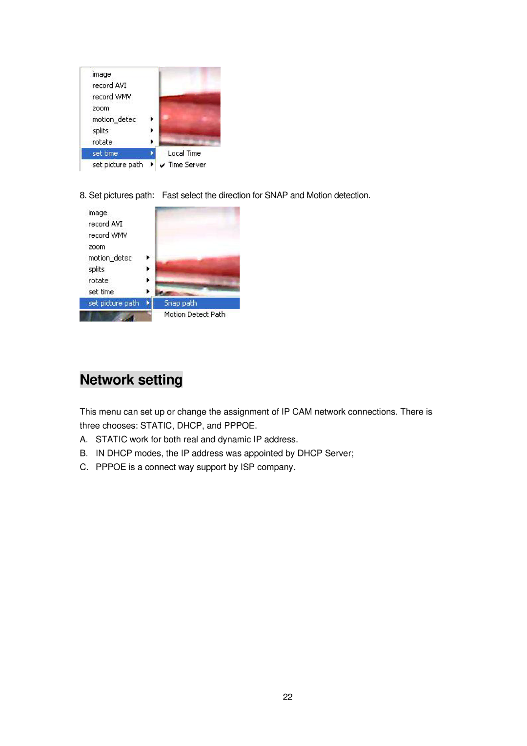 Cabletron Systems 9060A MP manual Network setting 