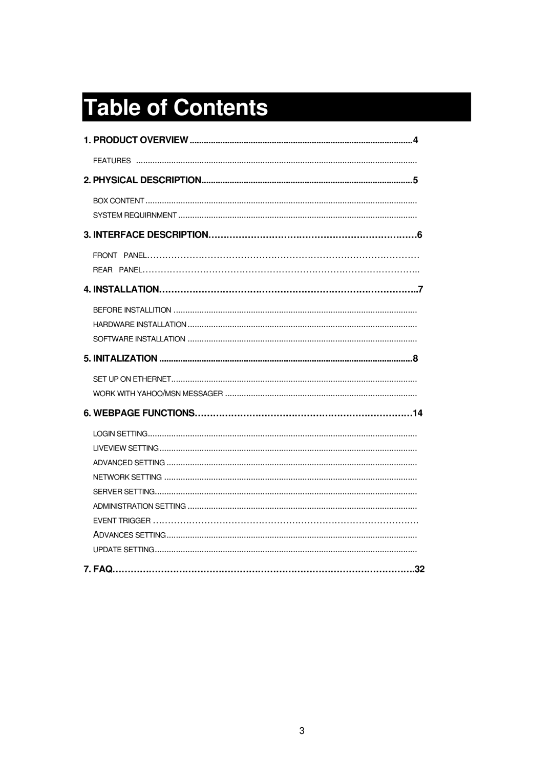 Cabletron Systems 9060A MP manual Table of Contents 