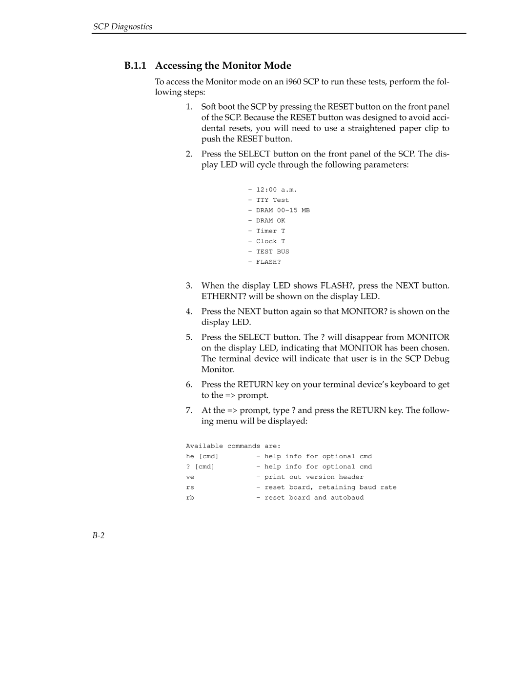 Cabletron Systems 9A000 manual Accessing the Monitor Mode 