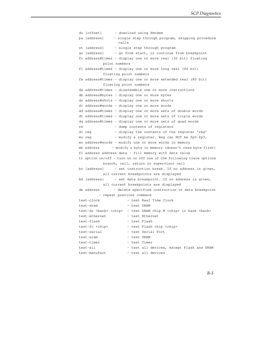 Cabletron Systems 9A000 manual SCP Diagnostics 