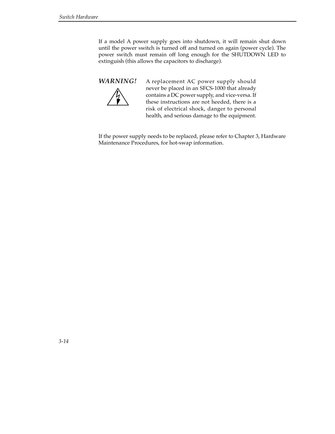 Cabletron Systems 9A000 manual Switch Hardware 