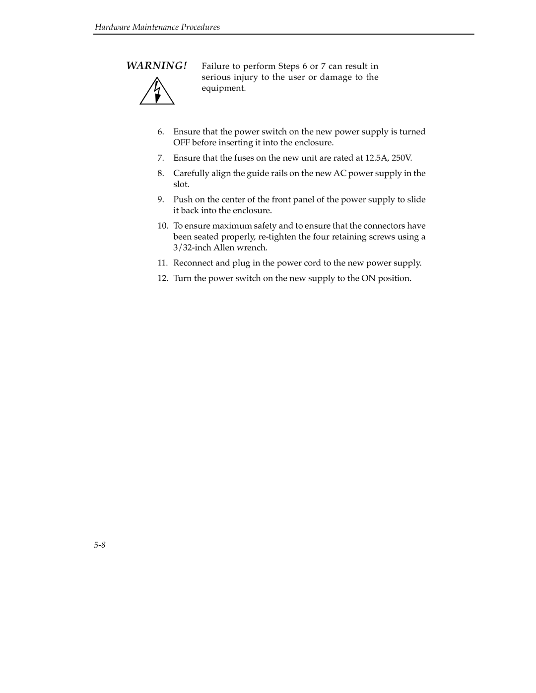 Cabletron Systems 9A000 manual Hardware Maintenance Procedures 