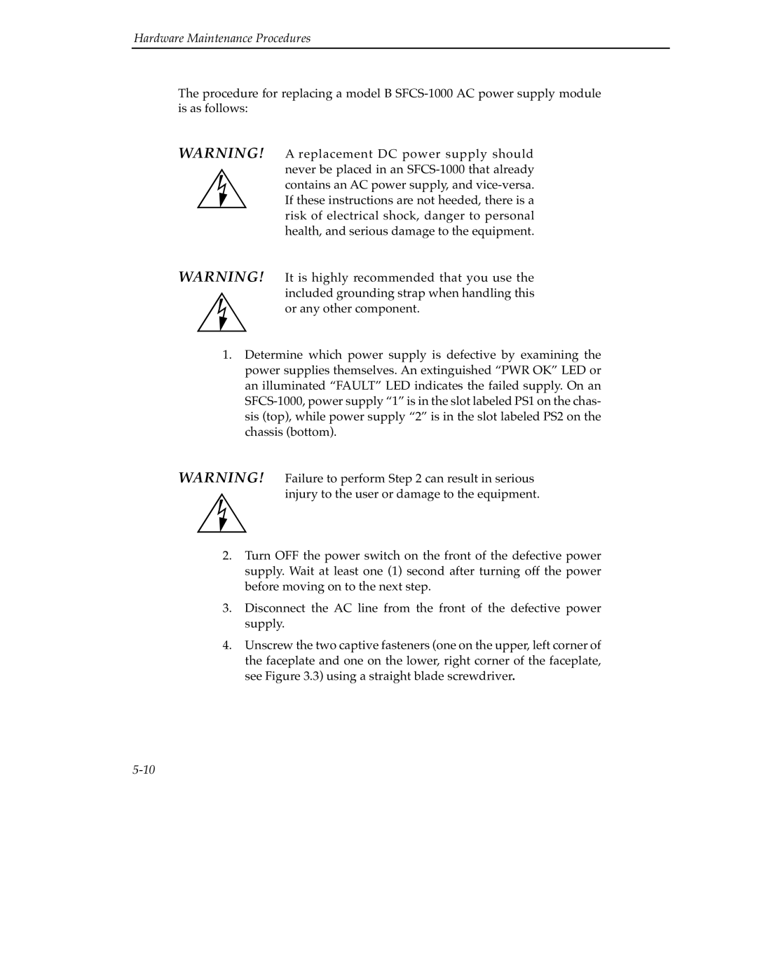 Cabletron Systems 9A000 manual Hardware Maintenance Procedures 