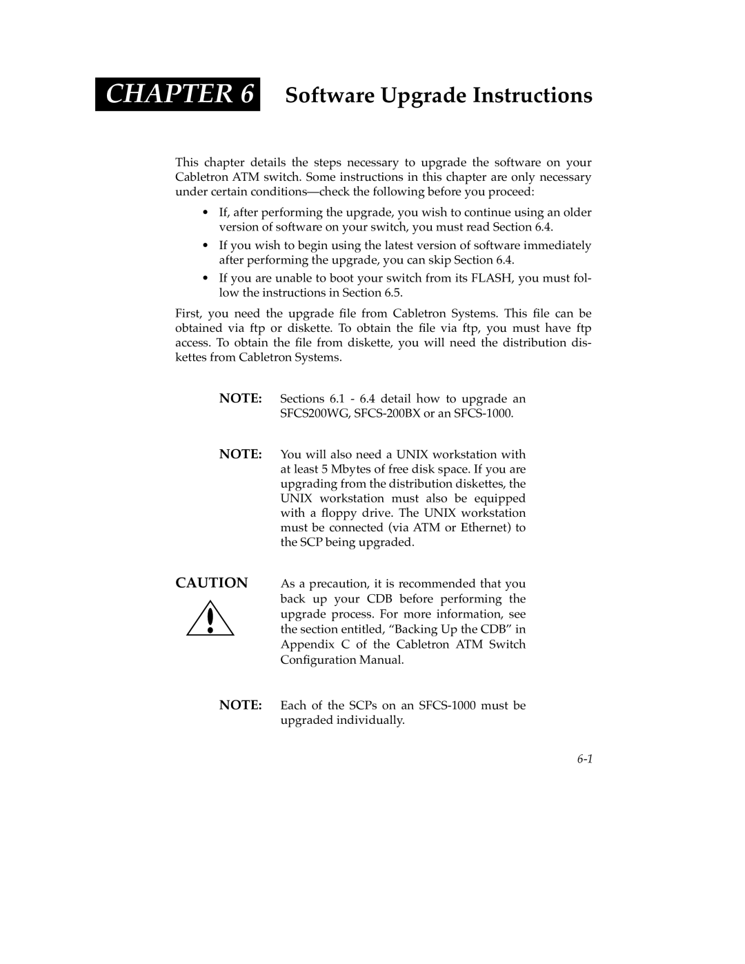 Cabletron Systems 9A000 manual Software Upgrade Instructions 