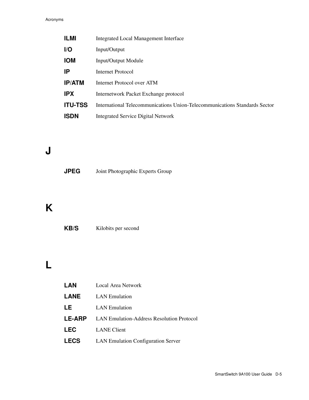 Cabletron Systems 9A100 manual Ilmi 