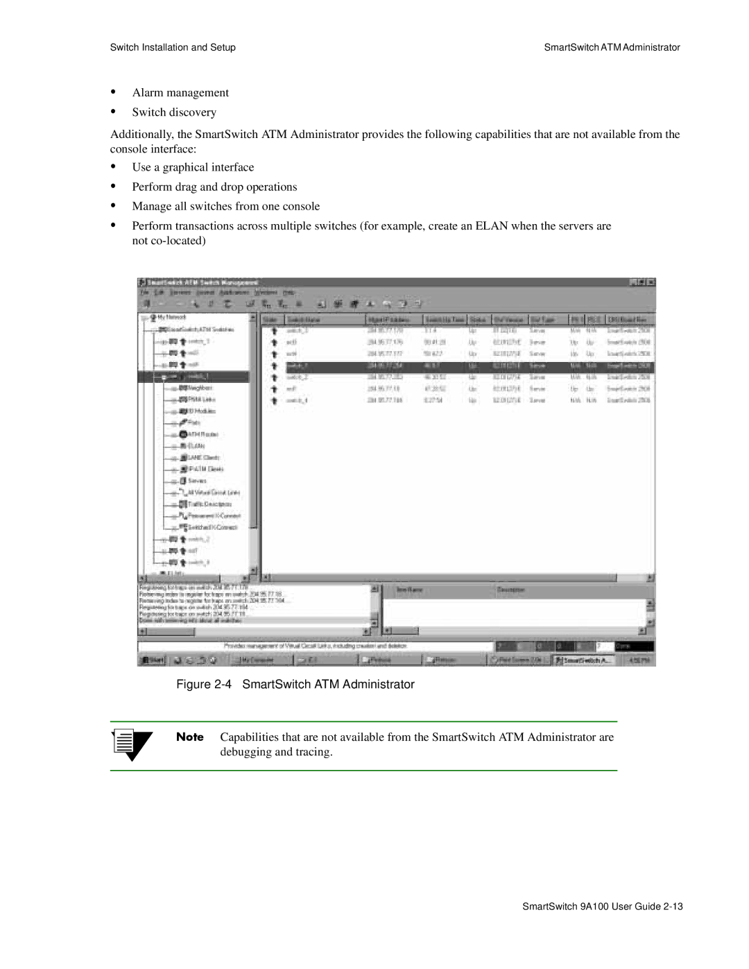 Cabletron Systems 9A100 manual SmartSwitch ATM Administrator 