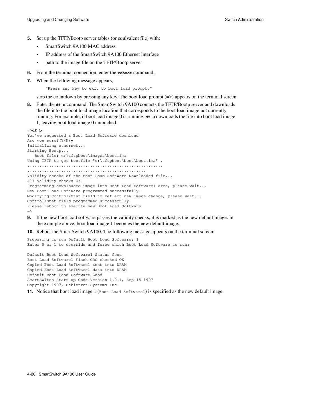 Cabletron Systems 9A100 manual =df b 