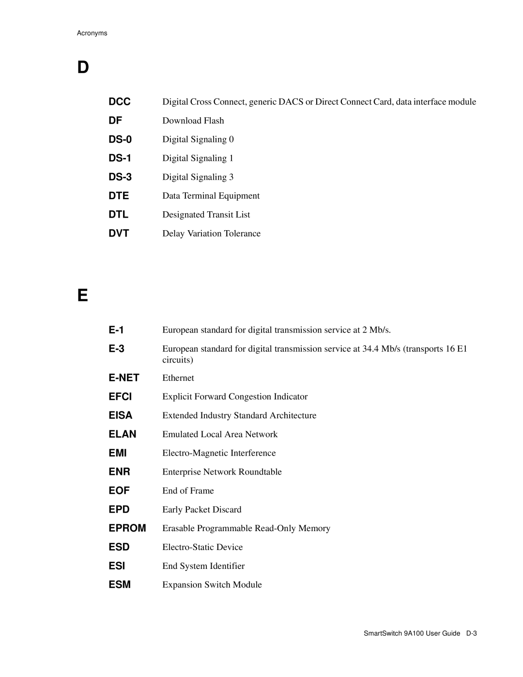 Cabletron Systems 9A100 manual Dte 