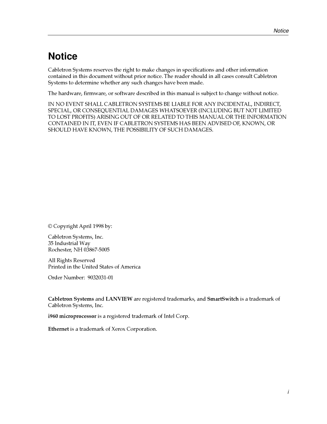 Cabletron Systems 9A656-04 ATM Module manual 