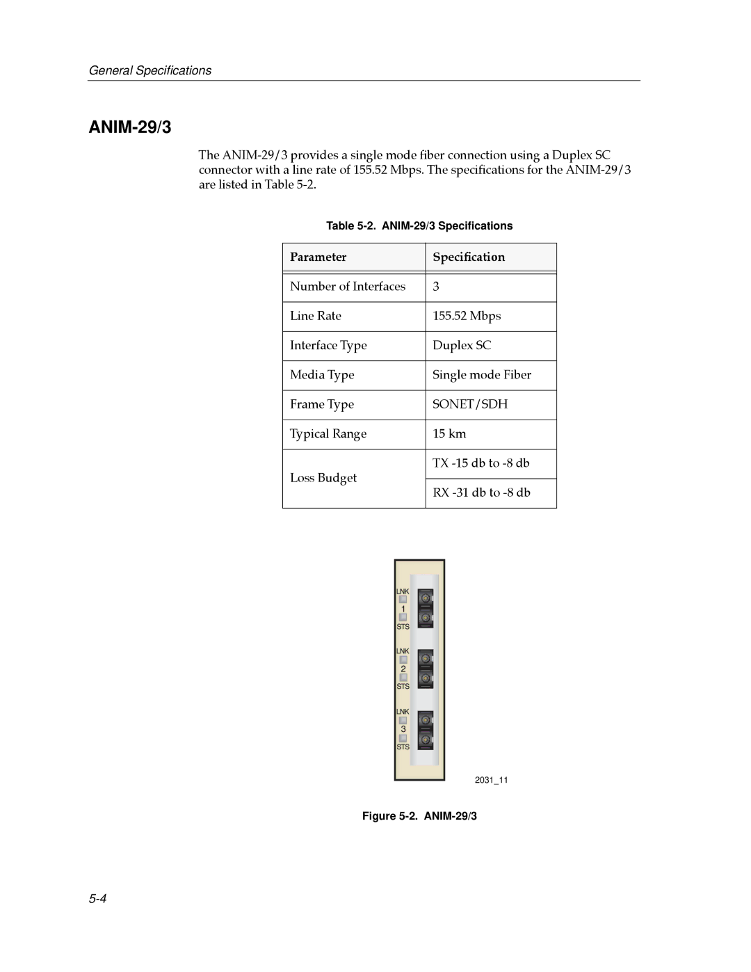 Cabletron Systems 9A656-04 ATM Module manual ANIM-29/3 