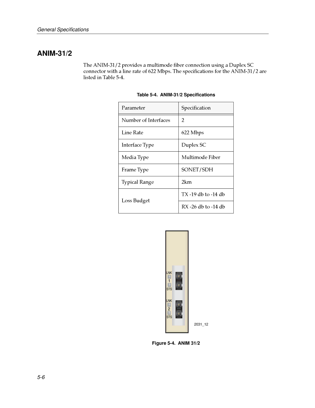 Cabletron Systems 9A656-04 ATM Module manual ANIM-31/2, Anim 31/2 