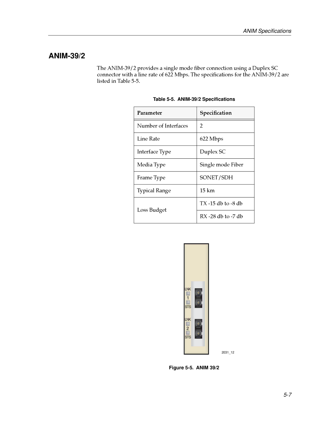 Cabletron Systems 9A656-04 ATM Module manual ANIM-39/2, Anim 39/2 