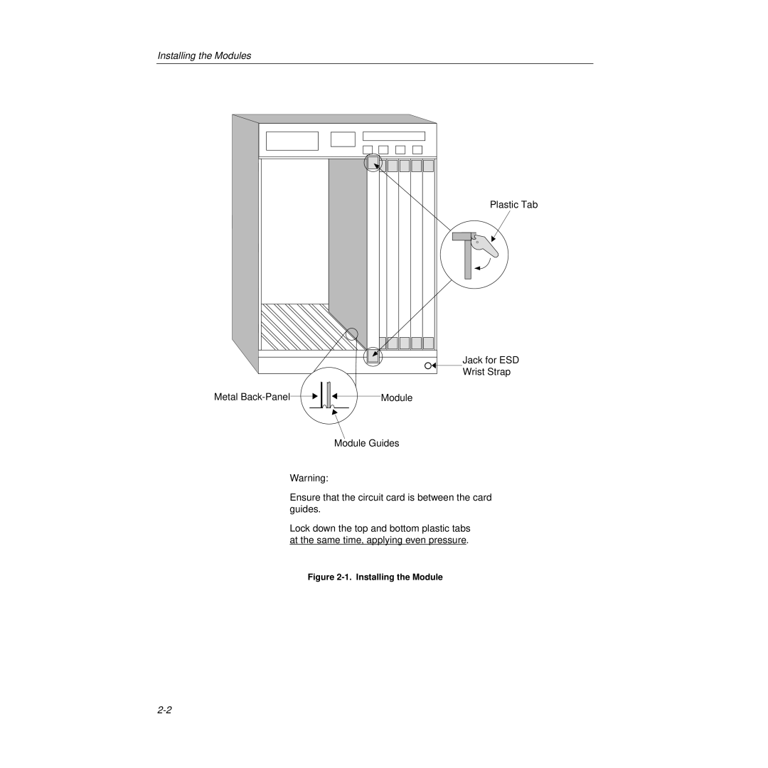 Cabletron Systems 9E133-36, 9E138-12, 9E138-36b, 9E132-15 manual Installing the Modules 