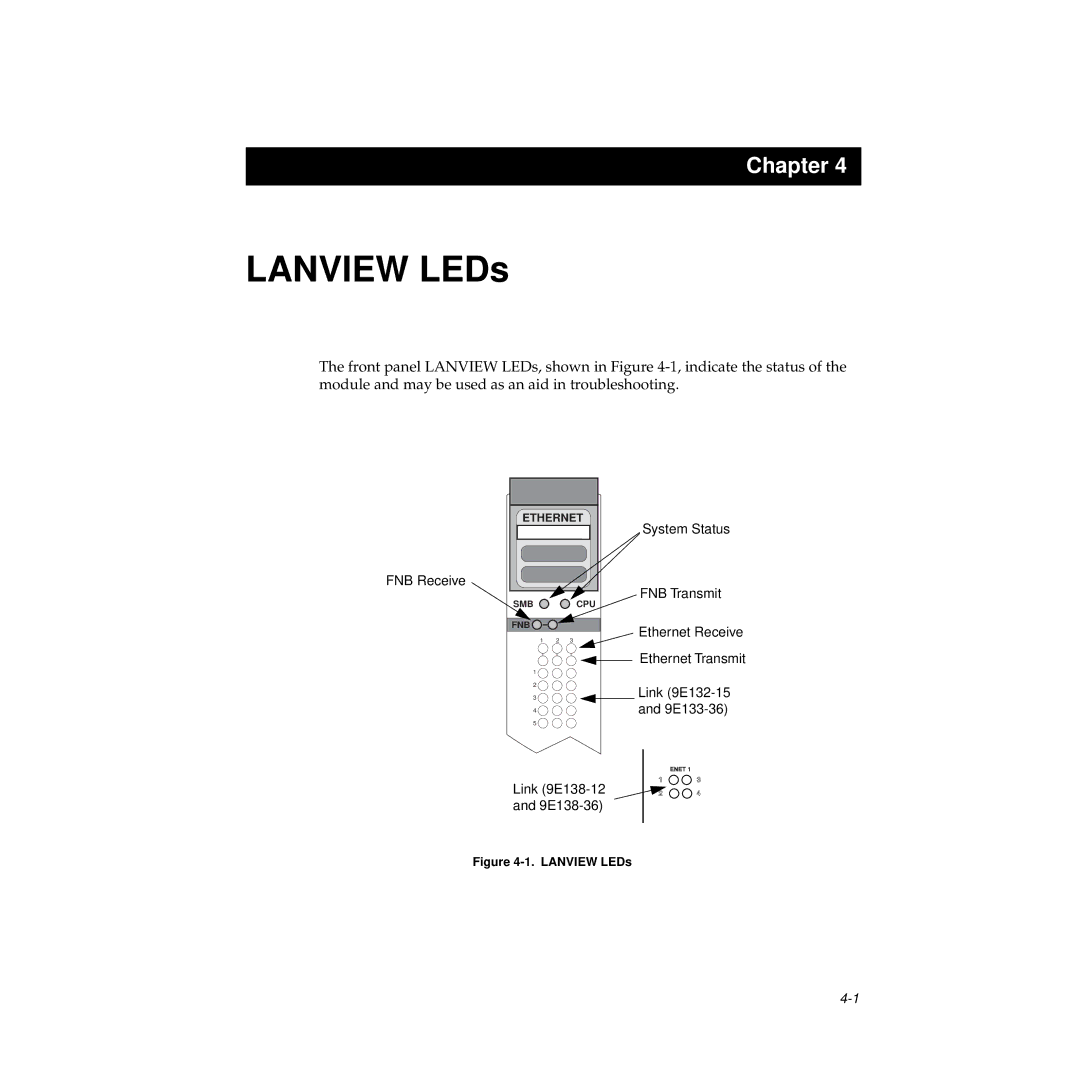 Cabletron Systems 9E138-36b, 9E138-12, 9E133-36, 9E132-15 manual Lanview LEDs 