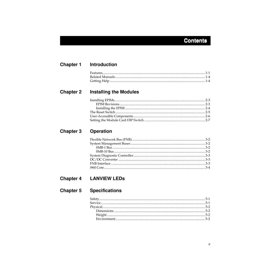 Cabletron Systems 9E132-15, 9E138-12, 9E138-36b, 9E133-36 manual Contents 