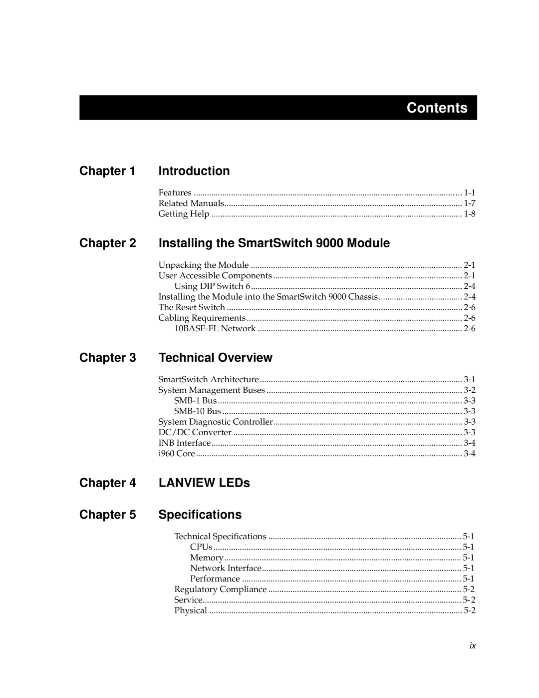 Cabletron Systems 9F125-0, 9F120-08, 9F122-12 manual Contents 