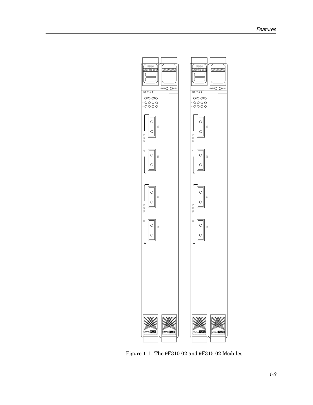 Cabletron Systems 9F315-02, 9F310-02 manual Features 