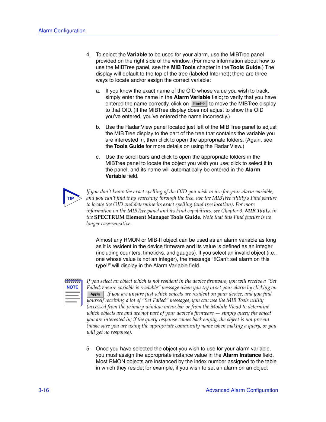 Cabletron Systems 9H42X-XX manual Alarm Conﬁguration 