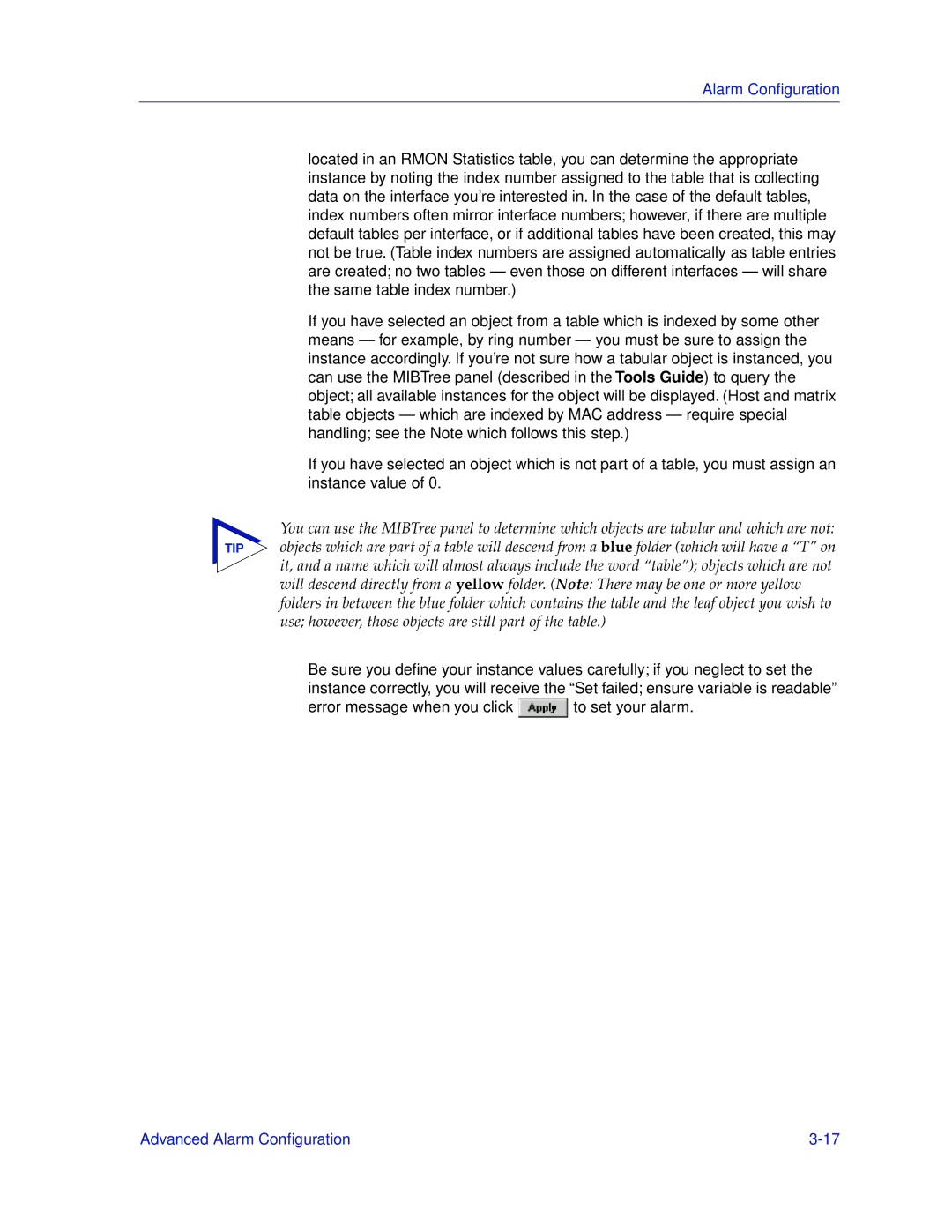 Cabletron Systems 9H42X-XX manual Alarm Conﬁguration 