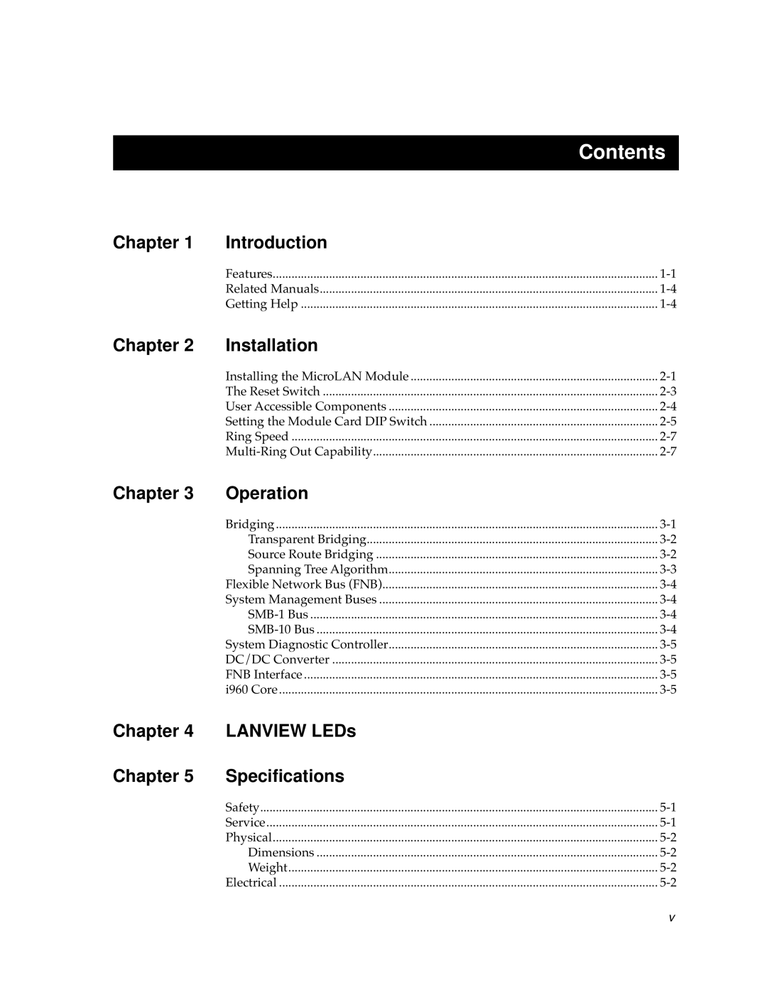 Cabletron Systems 9T122-24 manual Contents 