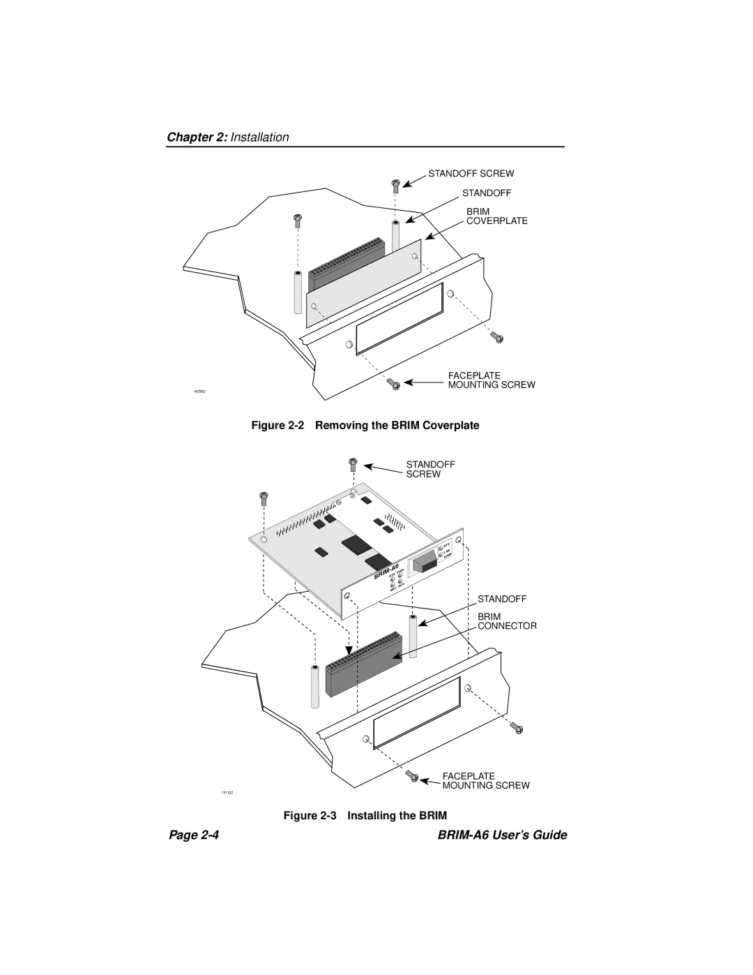 Cabletron Systems BRIM-A6 manual Removing the Brim Coverplate 