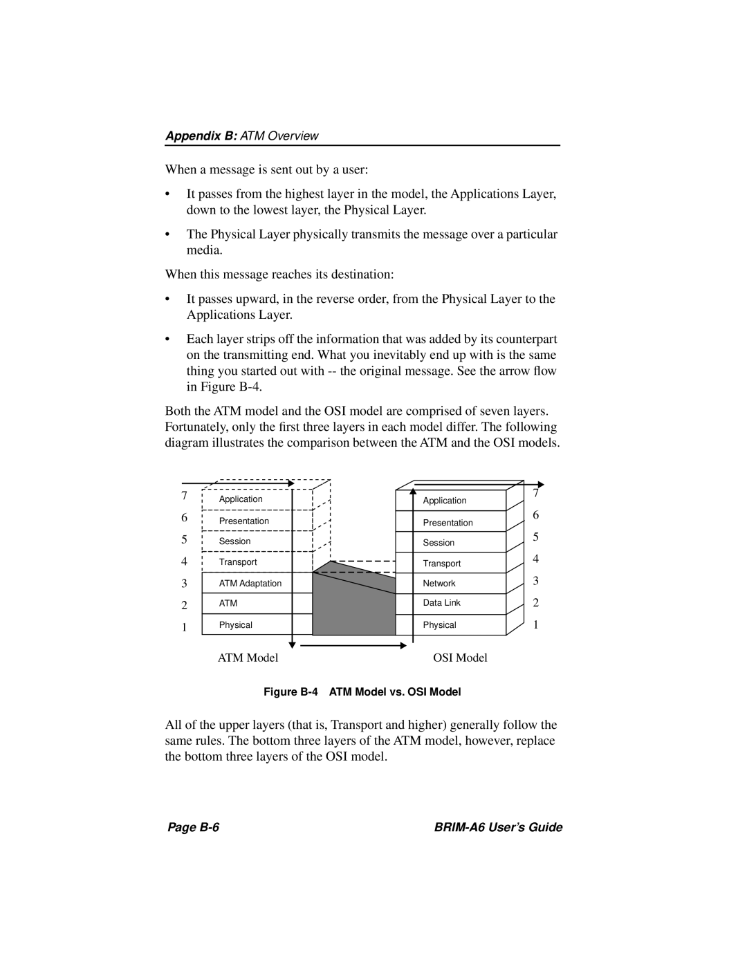 Cabletron Systems manual B-6 BRIM-A6 User’s Guide 