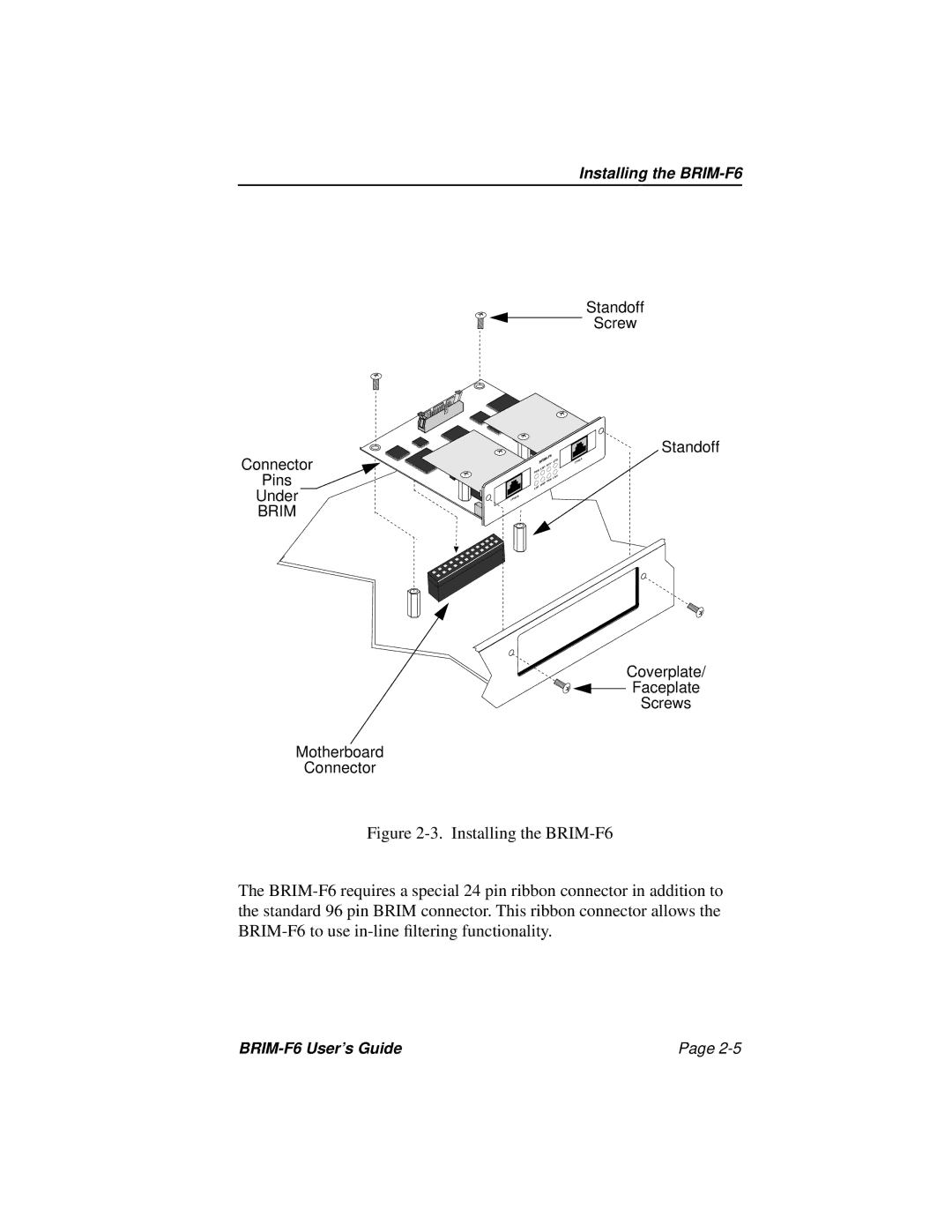 Cabletron Systems BRIM-F6 manual Brim 