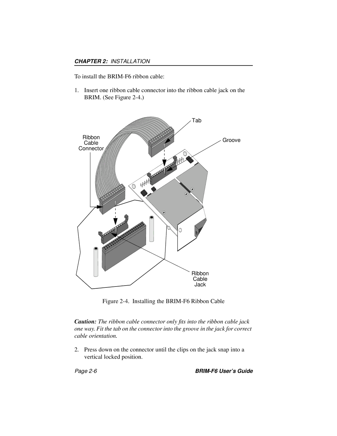 Cabletron Systems BRIM-F6 manual Tab 