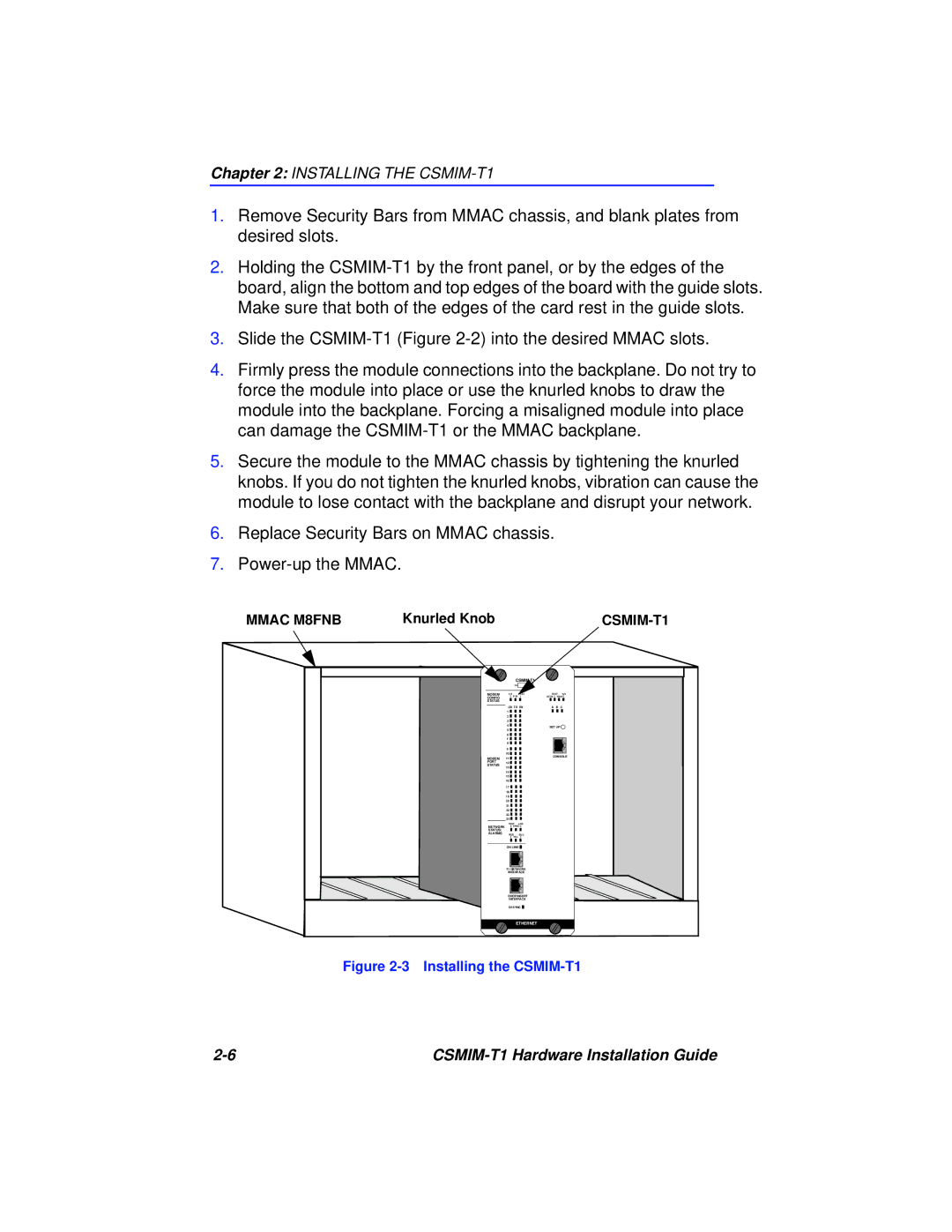 Cabletron Systems CSMIM-T1 manual Mmac M8FNB 