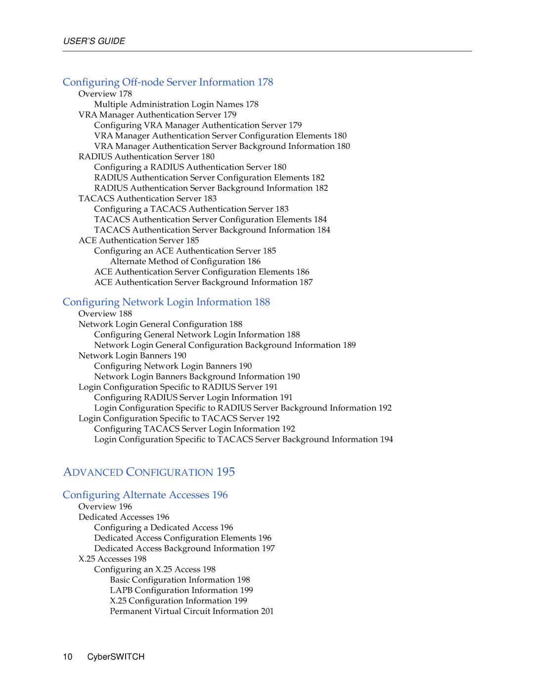 Cabletron Systems CSX1000, CSX1200 manual Configuring Off-node Server Information 