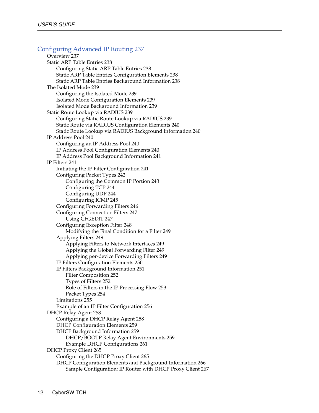 Cabletron Systems CSX1000, CSX1200 manual Configuring Advanced IP Routing 