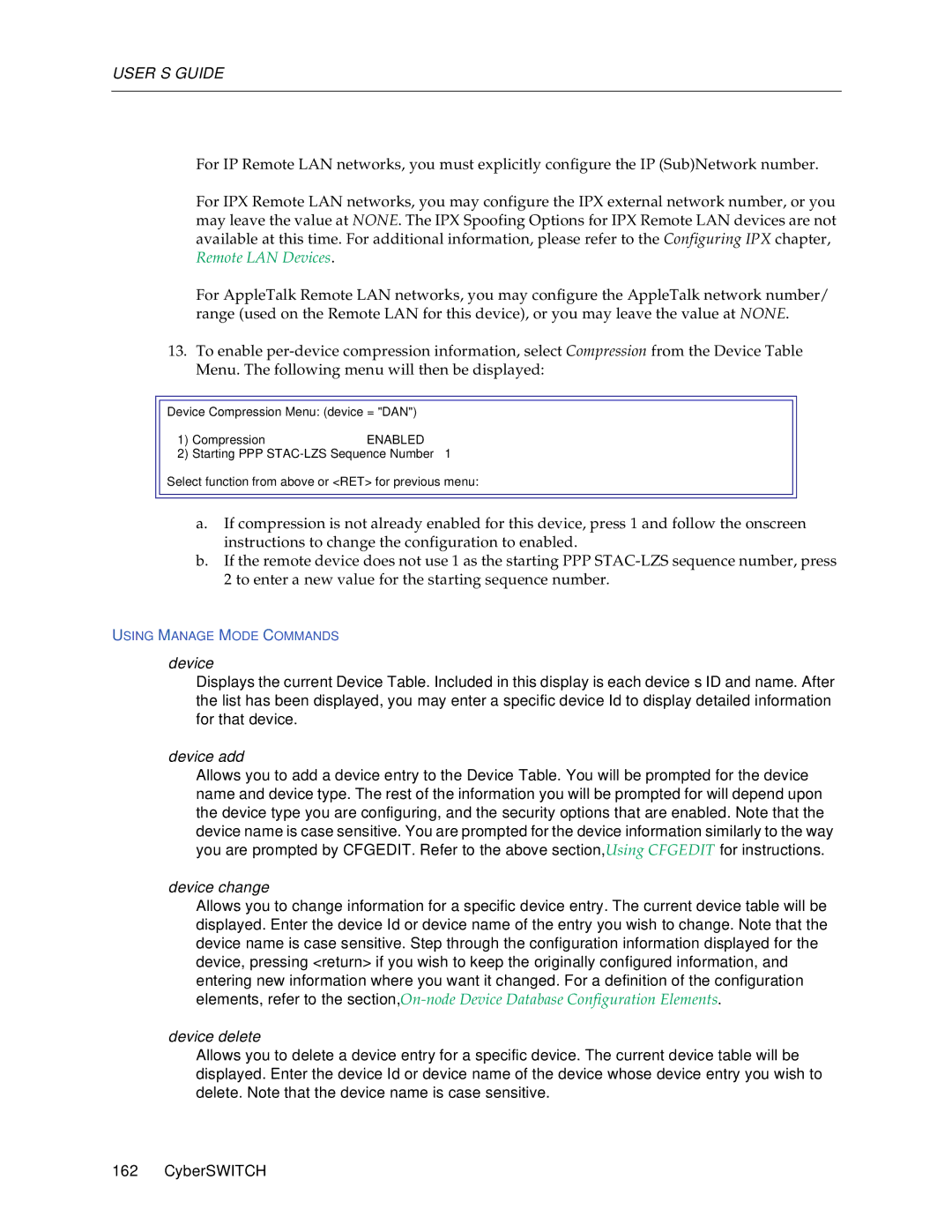 Cabletron Systems CSX1000, CSX1200 manual Device 