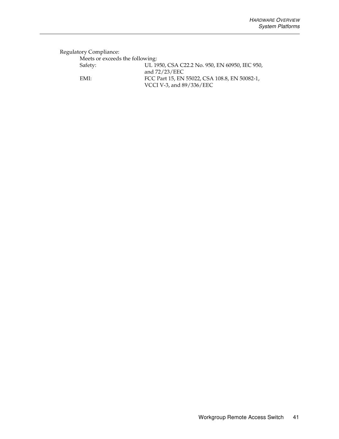 Cabletron Systems CSX1200, CSX1000 manual Emi 