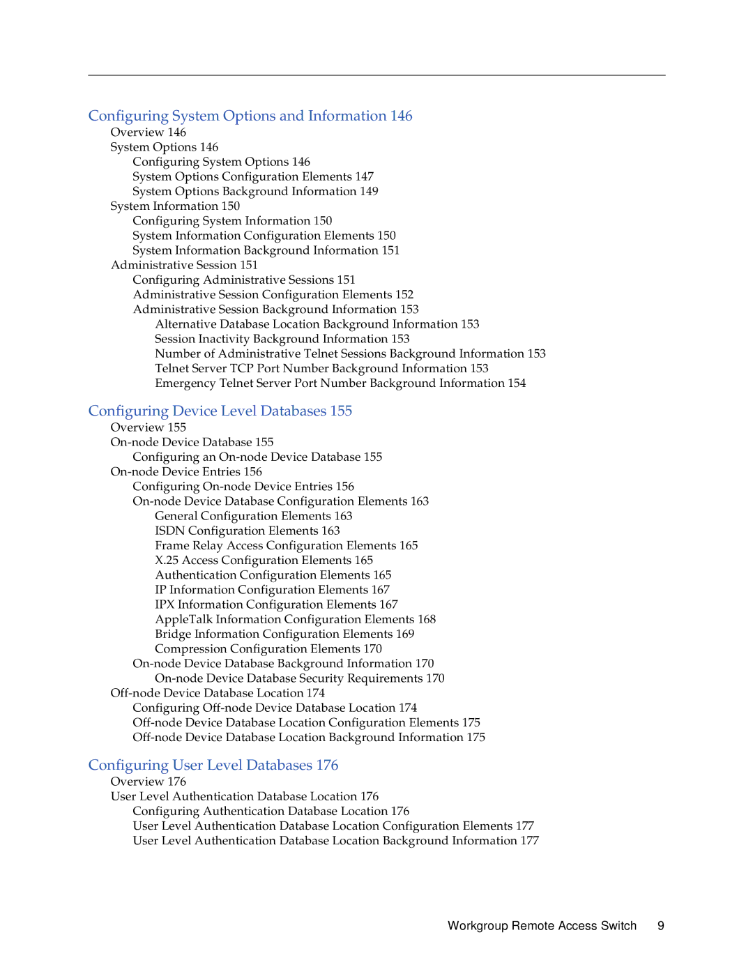 Cabletron Systems CSX1200, CSX1000 manual Configuring System Options and Information 