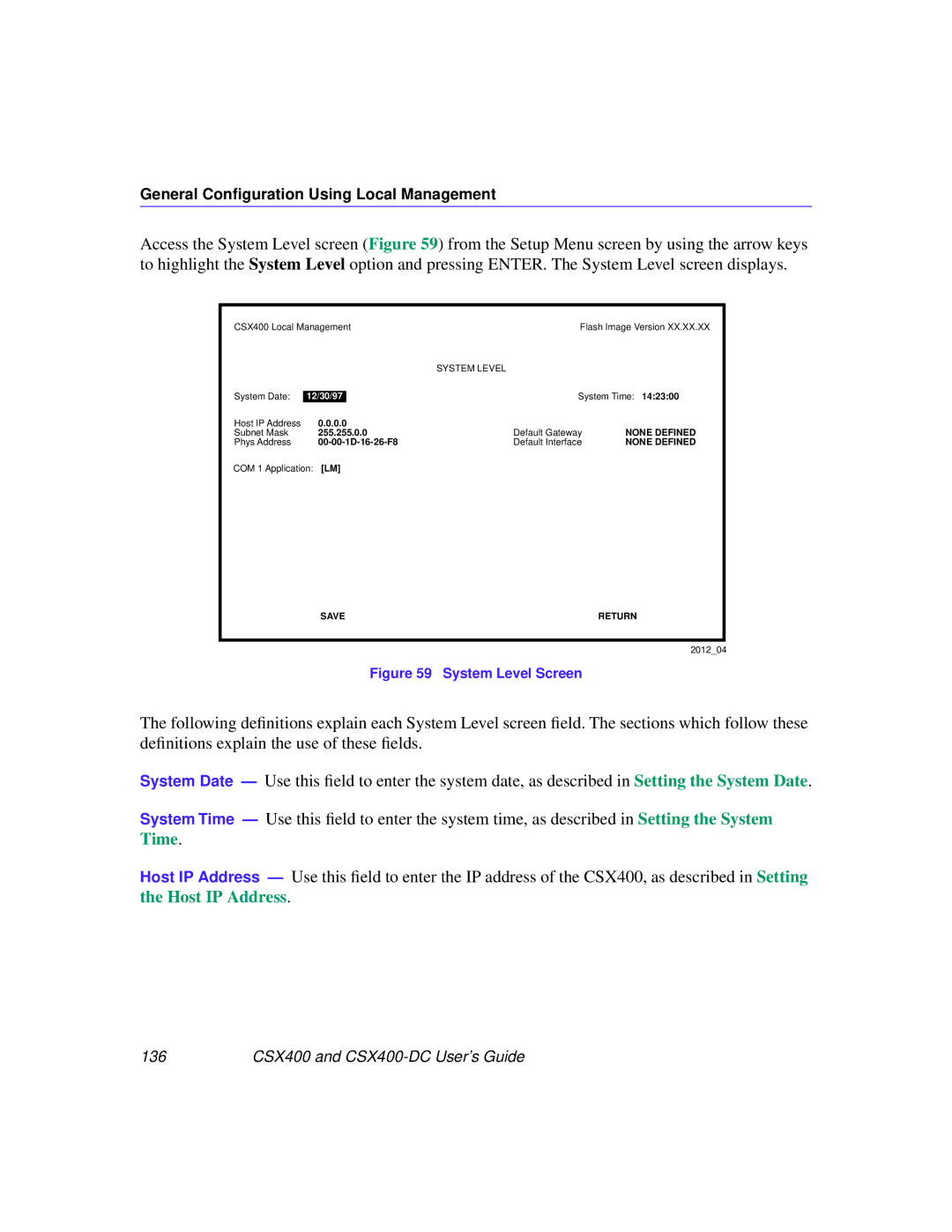 Cabletron Systems manual 136 CSX400 and CSX400-DC User’s Guide 