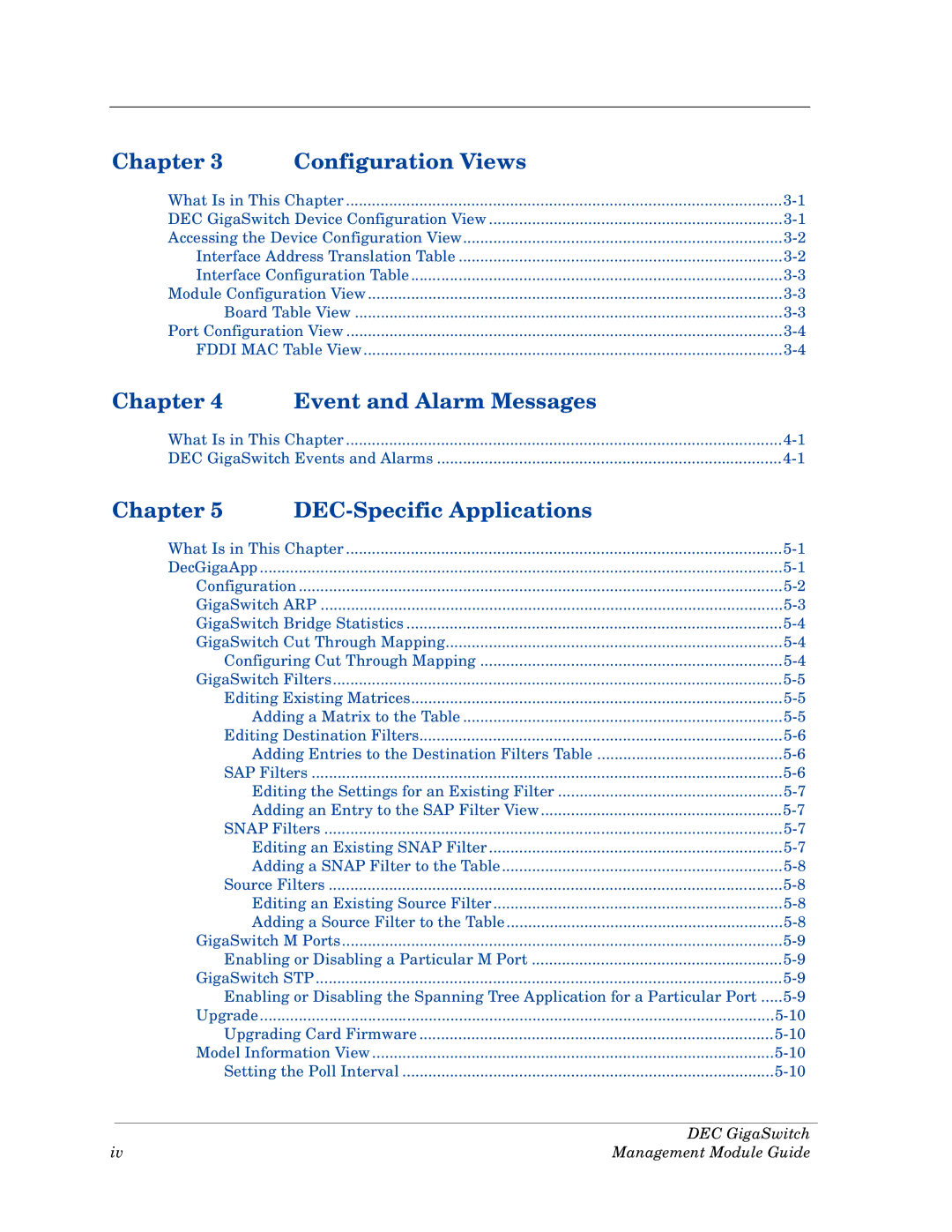 Cabletron Systems Dec GigaSwitch manual Chapter Event and Alarm Messages 