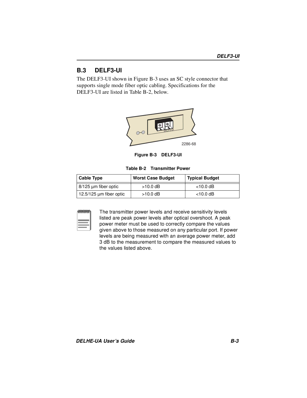 Cabletron Systems DELHE-UA manual DELF3-UI 