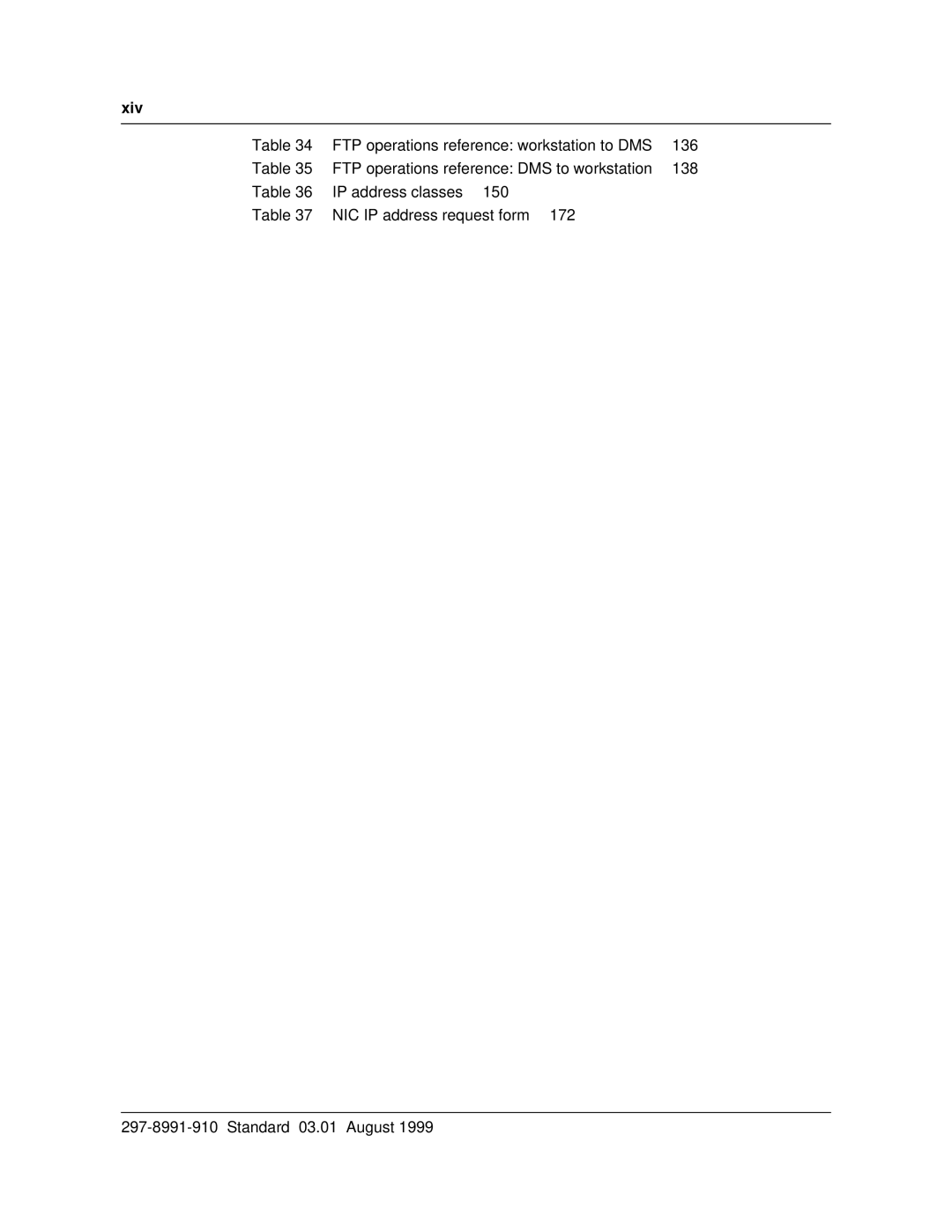 Cabletron Systems DMS-100 manual Xiv 