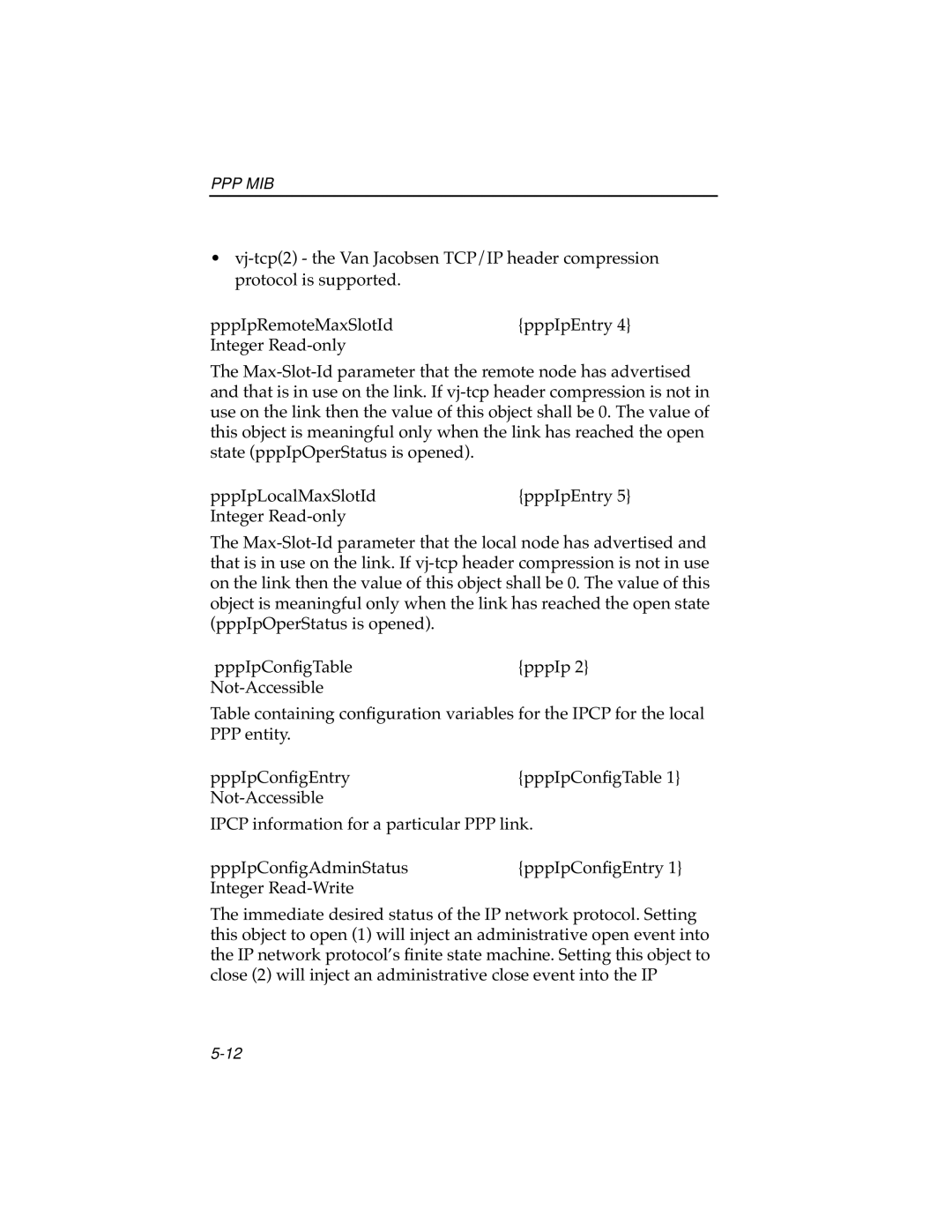 Cabletron Systems ELS10-26 manual Ppp Mib 